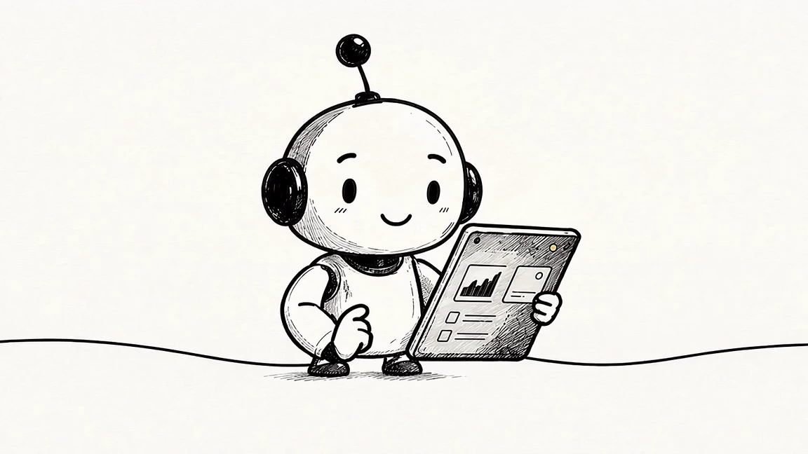 Automation ink illustration.